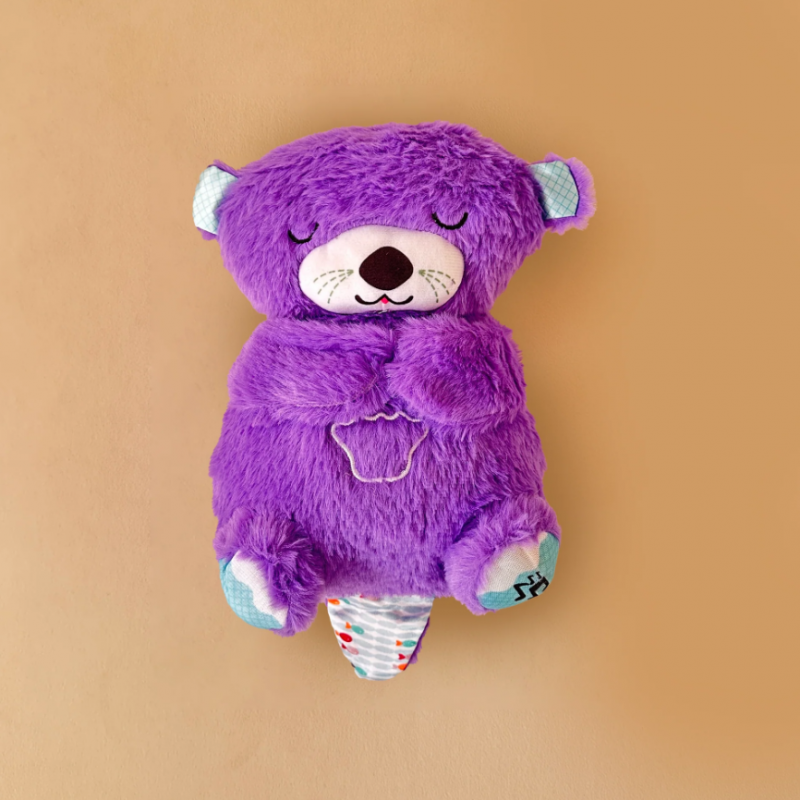 ⁦دمية دب لون بنفسجي⁩ - الصورة ⁦1⁩