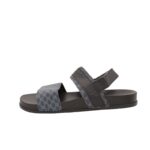 ⁦بابوج ستاتي مفتوح نقشة غوتشي لون كحلي⁩ - الصورة ⁦4⁩