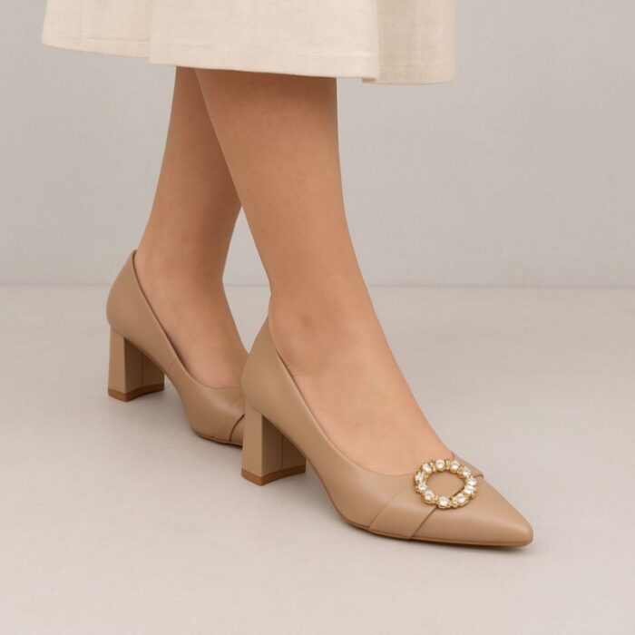 ⁦حفاية للنساء لون بيج⁩ - الصورة ⁦7⁩