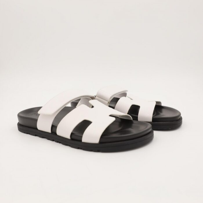 ⁦صندل ستاتي لون ابيض⁩ - الصورة ⁦4⁩