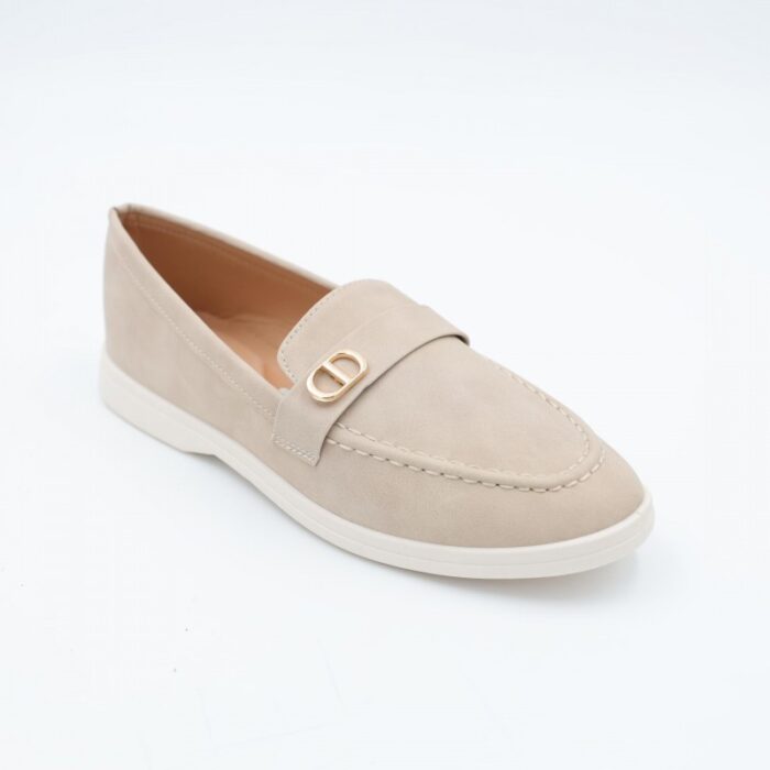 ⁦حذاء ستاتي عملي لون بيج⁩ - الصورة ⁦6⁩