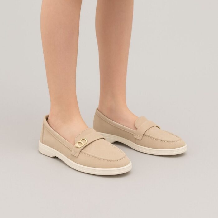 ⁦حذاء ستاتي عملي لون بيج⁩ - الصورة ⁦8⁩