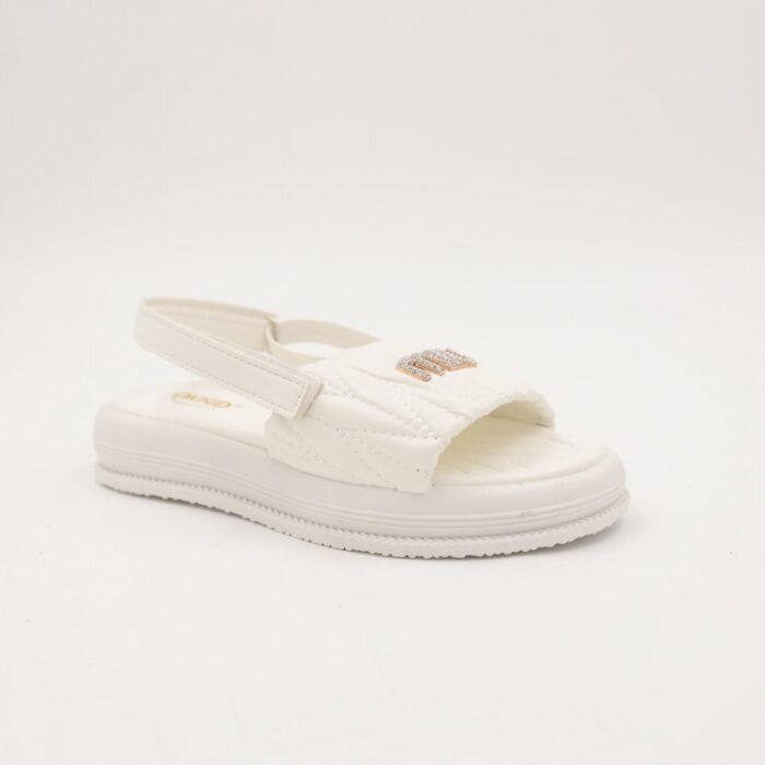 ⁦صندل بناتي لون ابيض⁩ - الصورة ⁦2⁩