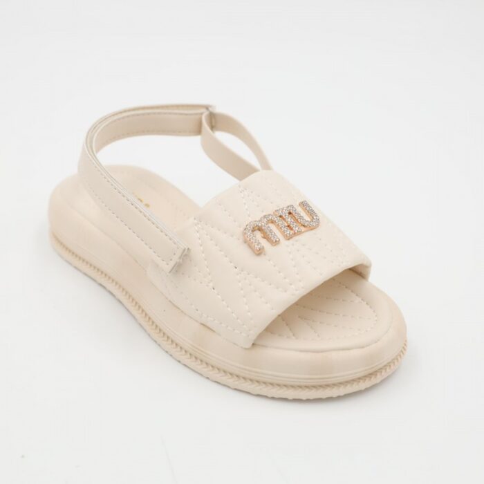 ⁦صندل بناتي لون بيج⁩ - الصورة ⁦6⁩