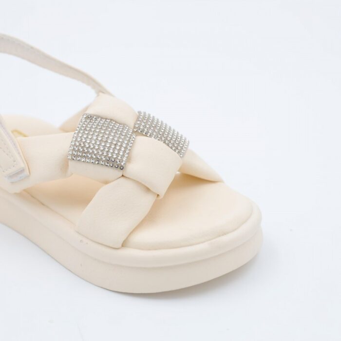 ⁦صندل بناتي لون بيج⁩ - الصورة ⁦8⁩