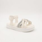 ⁦صندل بناتي لون ابيض⁩ - الصورة ⁦5⁩