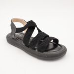 ⁦صندل صبايا لون أسود⁩ - الصورة ⁦7⁩