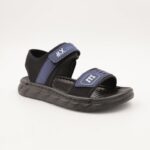 ⁦صندل اطفال ولادي مع لاصق لون اسود وكحلي⁩ - الصورة ⁦2⁩