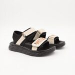 ⁦صندل اطفال ولادي مع لاصق لون اسود وبيج⁩ - الصورة ⁦3⁩