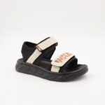 ⁦صندل اطفال ولادي مع لاصق لون اسود وبيج⁩ - الصورة ⁦4⁩