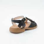 ⁦صندل بناتي لون اسود⁩ - الصورة ⁦4⁩