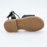 ⁦صندل بناتي لون اسود⁩ - الصورة ⁦6⁩