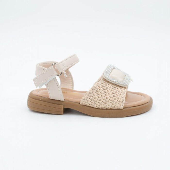 103383364_685ebb375138b صندل بناتي لون بيج - الصورة 1