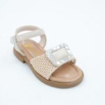 ⁦صندل بناتي لون بيج⁩ - الصورة ⁦4⁩