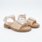 ⁦صندل بناتي لون بيج⁩ - الصورة ⁦5⁩