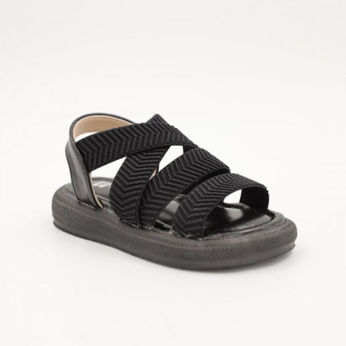 ⁦صندل بناتي لون اسود⁩ - الصورة ⁦4⁩