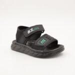 ⁦صندل اطفال ولادي مع لاصق لون اسود⁩ - الصورة ⁦4⁩