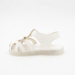 ⁦صندل اطفال بناتي بتصميم ببيونه لون ابيض⁩ - الصورة ⁦2⁩