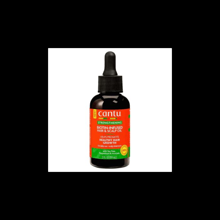 103383425_685ebbe35e8fc سروم كانتو لتقوة الشعر 59 مل -Cantu, Strengthening BiotinInfused Hair & Scalp Oil - الصورة 1