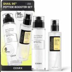 (طقم كوزركس هيالورنك أسيد + سروم) COSRX 96% Snail MucinPeptide Booster Set