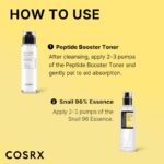 ⁦(طقم كوزركس هيالورنك أسيد + سروم) COSRX 96% Snail MucinPeptide Booster Set⁩ - الصورة ⁦2⁩