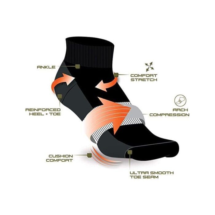 ⁦جوارب AND1 رجالية قصيرة عدد 6 ازواج⁩ - الصورة ⁦2⁩