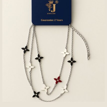 سلسال طويل - ماركة لون فضي