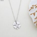 سلسال وردة البرسيم لون فضي