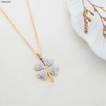 سلسال وردة البرسيم لون ذهبي