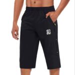 شورت رجالي مع جيب وسحابات