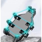 ⁦حامل موبايل للدراجة النارية 8 مخالب - يثبت على مقود الدراجة، زاوية دوران 360 درجة- مضاد للاهتزاز، قابل للتعديل⁩ - الصورة ⁦3⁩