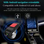 ⁦كاميرا للسيارة Dash DVD عالية الدقة1080P لقيادة أكثر أمانًا - ذات وحدة ملاحة ADAS LDWS وصوت تلقائي وإمكانية تسجيل فيديو ومثالية سواء في وقت النهار أو الليل⁩ - الصورة ⁦6⁩