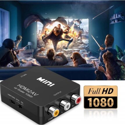 موزع محول AV الى HDMI مع كيبل- 1080 بكسل