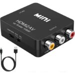 ⁦موزع محول AV الى HDMI مع كيبل-  1080 بكسل⁩ - الصورة ⁦2⁩