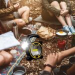 ⁦2 مصباح محمول LED أمامي وجانبي - يعمل ببطارية ، خفيف الوزن⁩ - الصورة ⁦2⁩