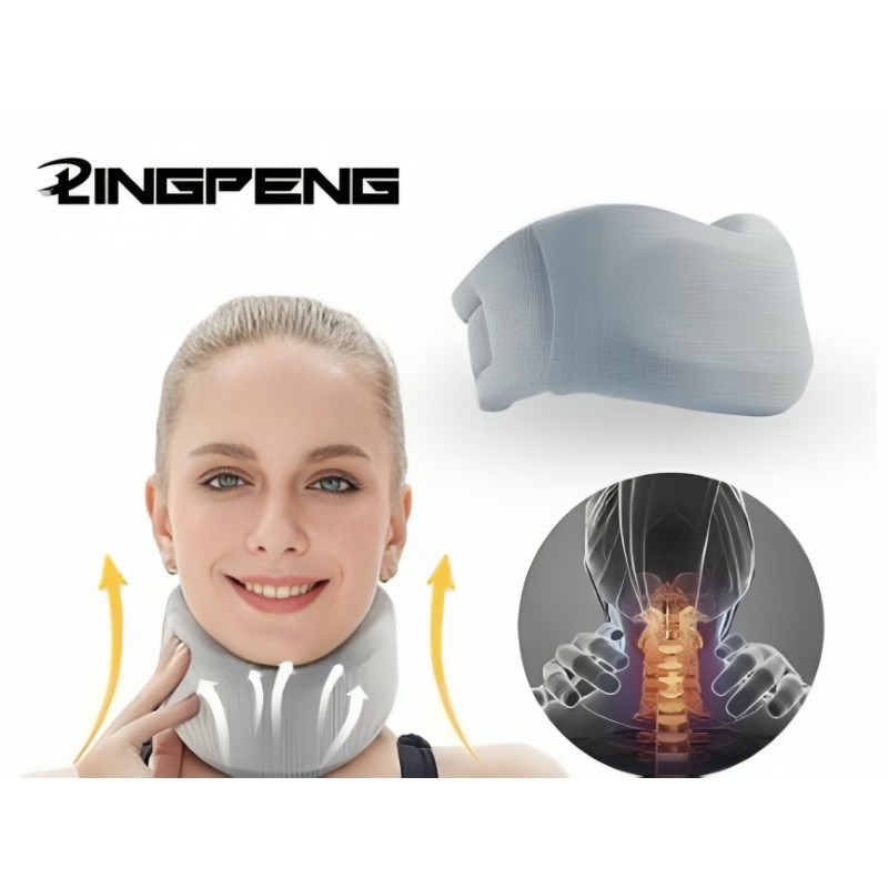 ⁦دعامة الرقبة الطبية لتخفيف الالام - حجم M - يمكن ارتداؤها في المنزل أو أثناء السفر أو القيادة - للرجال والنساء⁩ - الصورة ⁦1⁩