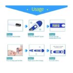 ⁦بكج جهاز رقمي لقياس معدل الأكسجين في الدم مع مقياس حرارة رقمي للأطفال والبالغين⁩ - الصورة ⁦8⁩