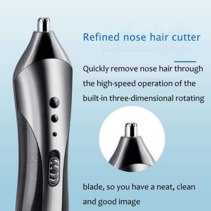 ⁦ماكينة حلاقة كهربائية للشعر واللحية وشعر الأنف- قابلة للشحن للرجال متعددة الوظائف - ماركة Kemei -1408⁩ - الصورة ⁦5⁩