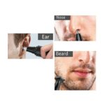 ⁦ماكينة حلاقة رجالية 4 في 1 للرأس واللحية وشعر الأنف وتهذيب الحواجب - موديل Km-6630 - قابلة لإعادة الشحن⁩ - الصورة ⁦2⁩
