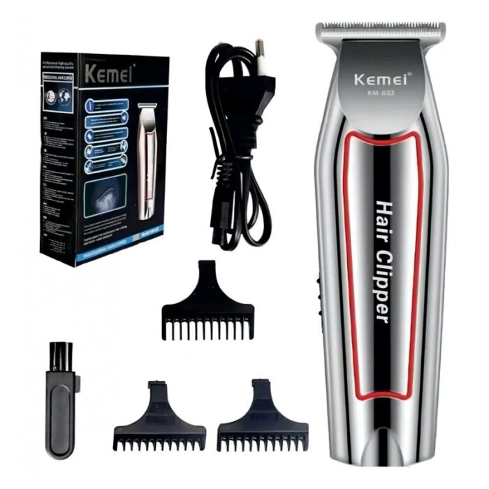 103383908_685ec01df1ed5 ماكينة حلاقة للرجال للشعر - شفرة فولاذية ضد الصدأ - ومقاومة للماء بدرجة IPX7- موديل Km- 033 - الصورة 1