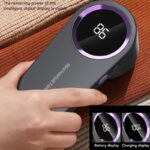 ⁦جهاز إزالة الوبر من الملابس مع شاشة رقمية LED - قابل لاعادة الشحن - شفط قوي ومحرك ممتاز⁩ - الصورة ⁦2⁩