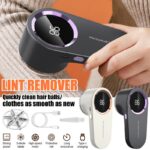 ⁦جهاز إزالة الوبر من الملابس مع شاشة رقمية LED - قابل لاعادة الشحن - شفط قوي ومحرك ممتاز⁩ - الصورة ⁦5⁩