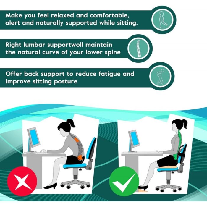 103383921_685ec04d036c1 ، مسند ظهر للكرسي ووسادة مقعد مع شبكة جيدة التهوية لكراسي المكتب والسيارة - الصورة 1