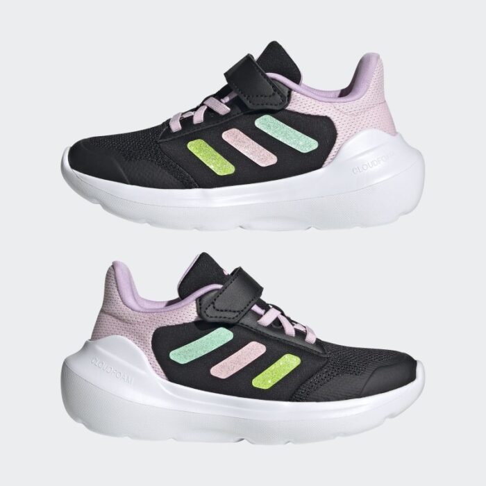 ⁦adidas Kids' Tensaur Run 3.0 Shoes - Black⁩ - الصورة ⁦10⁩