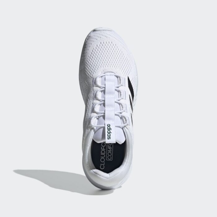 ⁦adidas Men's Cloudfoam Comfy Shoes-White⁩ - الصورة ⁦3⁩