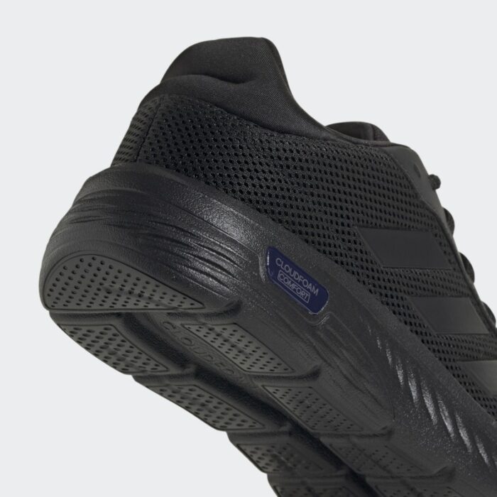 ⁦adidas Men's Cloudfoam Comfy Shoes-Black⁩ - الصورة ⁦8⁩