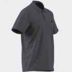 ⁦adidas Men's Train Essentials Training Polo Shirt-Grey⁩ - الصورة ⁦3⁩