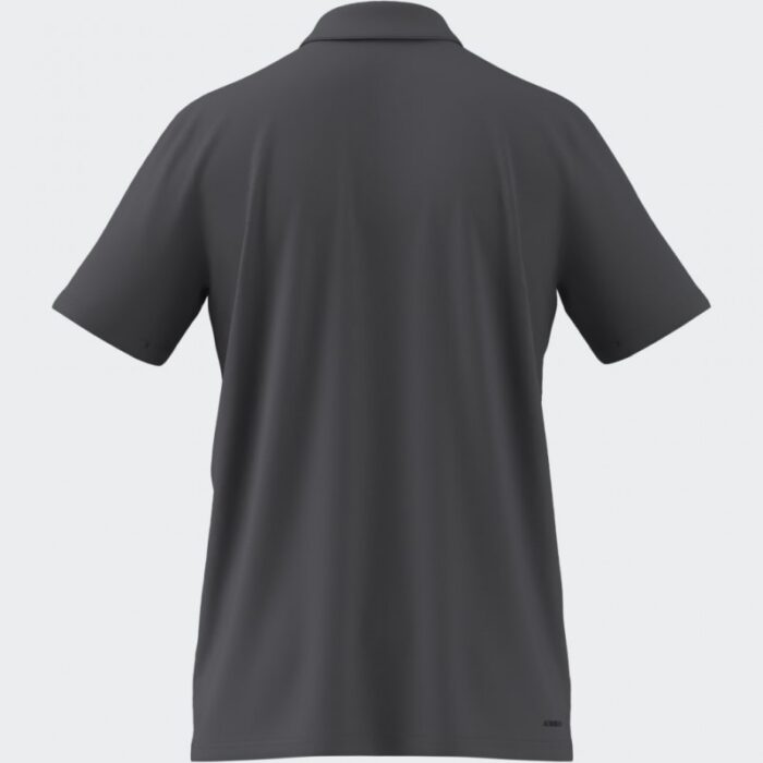 ⁦adidas Men's Train Essentials Training Polo Shirt-Grey⁩ - الصورة ⁦6⁩