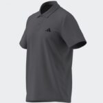 ⁦adidas Men's Train Essentials Training Polo Shirt-Grey⁩ - الصورة ⁦9⁩