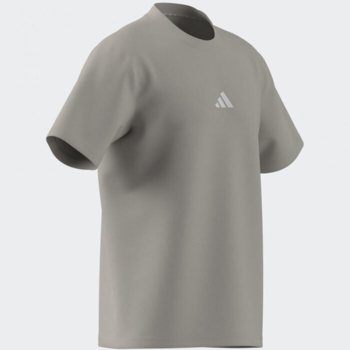 ⁦adidas Men's Essentials Small Logo Single Jersey T-Shirt- Beige⁩ - الصورة ⁦8⁩